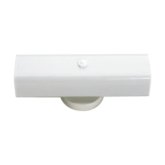 Satco SF77-087 - 2Light - 14" Vanity with White "U" Channel Glass - White Finish - Image 1