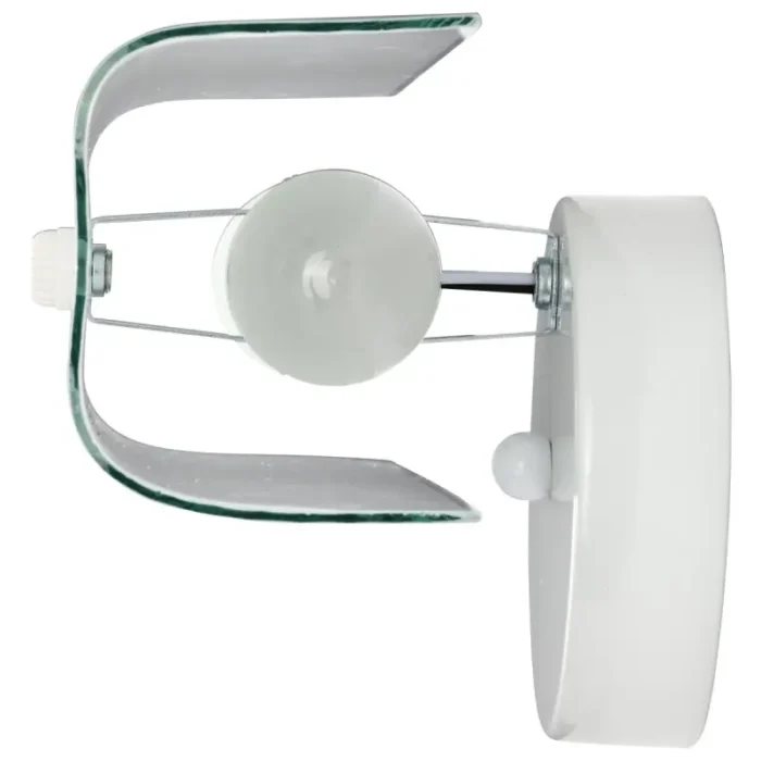Satco SF77-087 - 2Light - 14" Vanity with White "U" Channel Glass - White Finish - Image 3