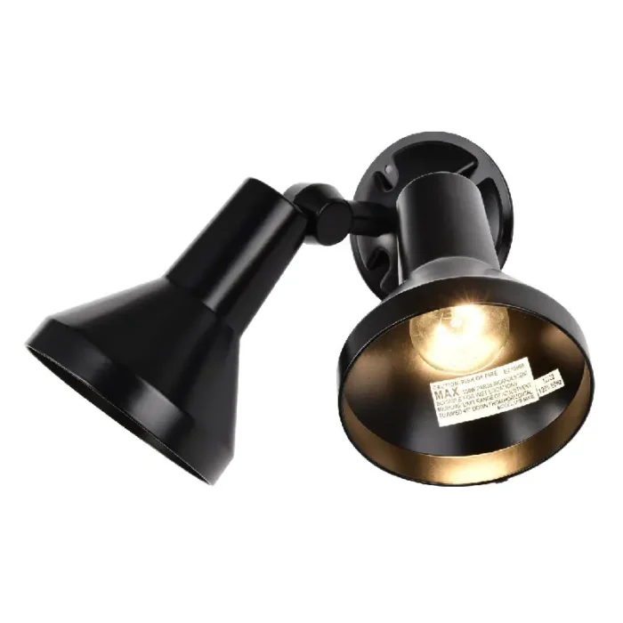 Satco SF77-701 2 Light - 15" Flood Light PAR38 with Adjustable Swivel - Black Finish - Image 1