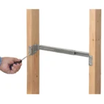 Arlington SL18 SliderBar Adjustable Pre-Bent Box Mounting Bracket - 12" - 18" - Image 3