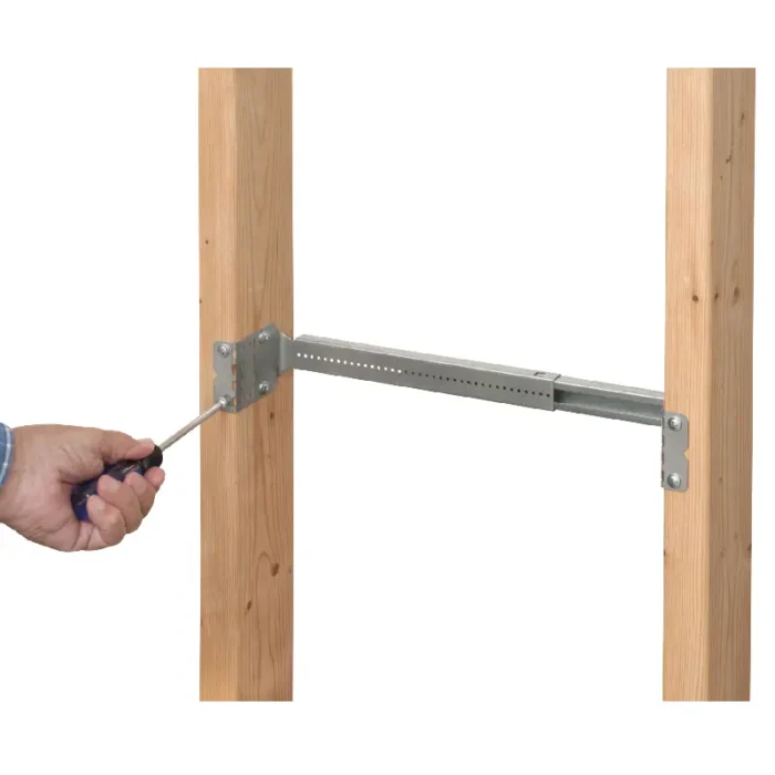 Arlington SL18 SliderBar Adjustable Pre-Bent Box Mounting Bracket - 12" - 18" - Image 3