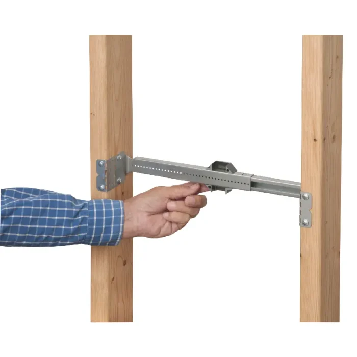 Arlington SL18 SliderBar Adjustable Pre-Bent Box Mounting Bracket - 12" - 18" - Image 4