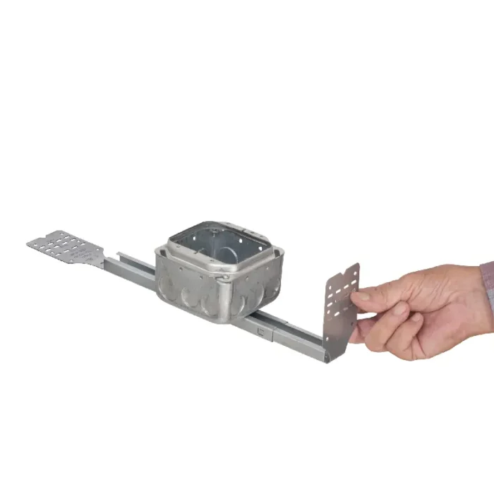 Arlington SL18F SliderBar Adjustable Unbent Box Mounting Bracket - 12" - 18" - Image 2