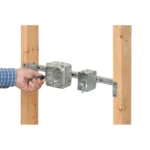 Arlington SL24F SliderBar Adjustable Unbent Box Mounting Bracket - 15" - 24" - Image 2