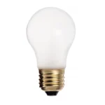 Satco S4881 40 Watt A15 Incandescent; Frost; 2500 Average rated hours; 265 Lumens; Medium base; 130 Volt; Shatter Proof