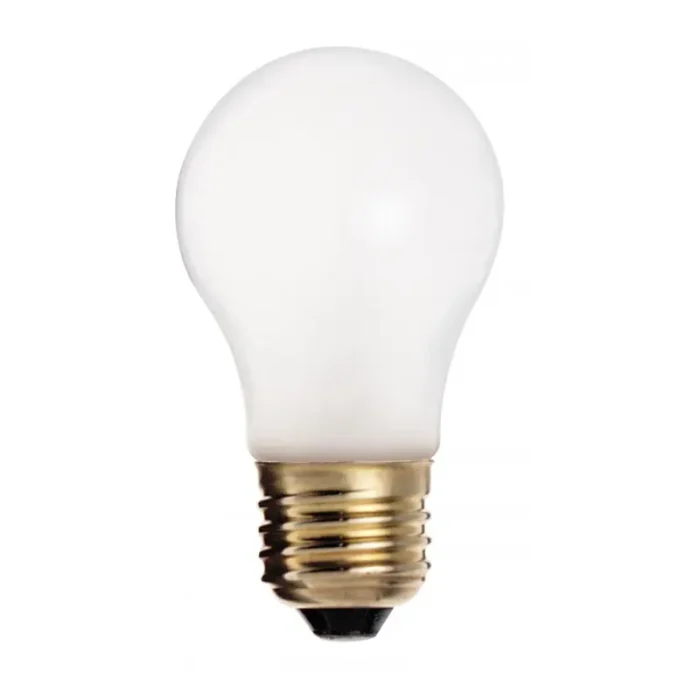 Satco S4881 40 Watt A15 Incandescent; Frost; 2500 Average rated hours; 265 Lumens; Medium base; 130 Volt; Shatter Proof - Image 1