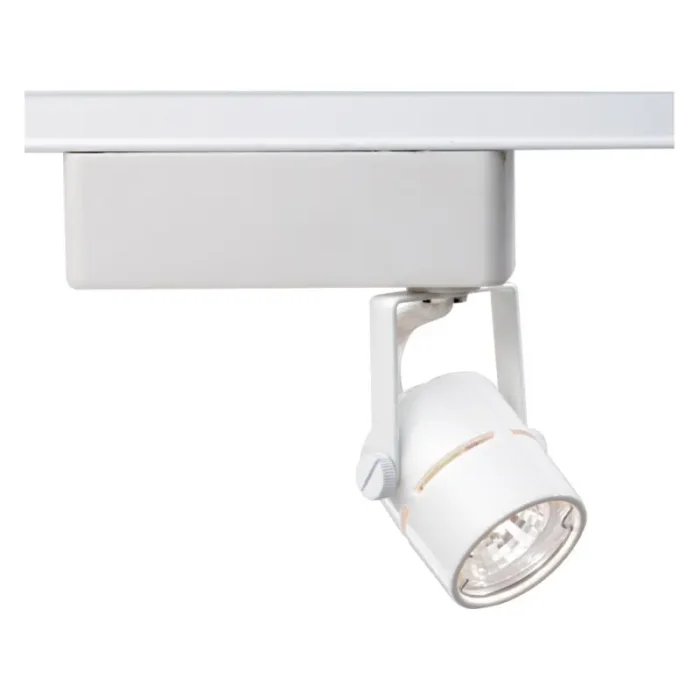 Satco TH234 1 Light - MR16 - 12V Track Head - Round - White Finish - Image 1
