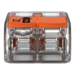 WAGO 221-612 Compact Splicing Connector, 2-Port Lever-Nut Wire Connector, 10 AWG - 221 Series - Image 3