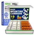 WAGO 221 Series 19pc Mounting Carrier 12AWG Assortment