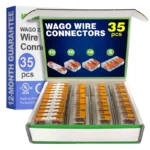 WAGO 221 Series 35pc Compact Splicing Wire Connectors Assortment