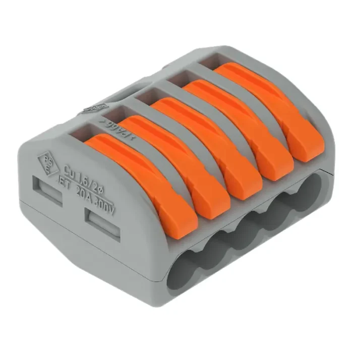 WAGO 222-415 Classic Splicing Connector - 222 Series 12 AWG Lever Connector - Image 1
